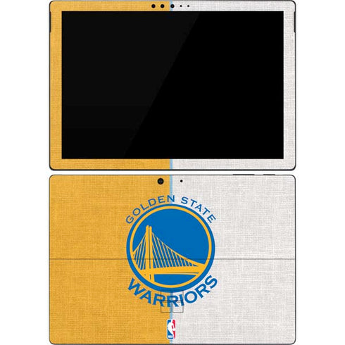NBA Golden State Warriors Canvas Surface Pro 7 Skin