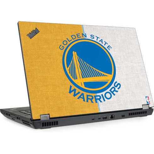 NBA Golden State Warriors Canvas Lenovo ThinkPad Skin