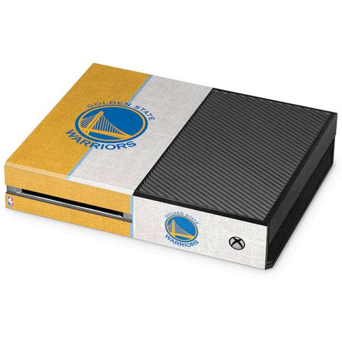 NBA Golden State Warriors Canvas Xbox One Console Skin