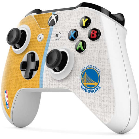 NBA Golden State Warriors Canvas Xbox One S All-Digital Edition Bundle Skin