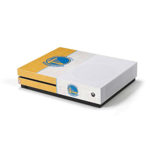 NBA Golden State Warriors Canvas Xbox One S Console Skin