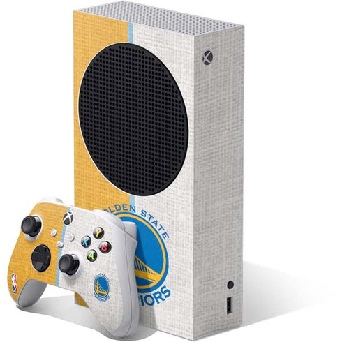 NBA Golden State Warriors Canvas Xbox Series S Bundle Skin