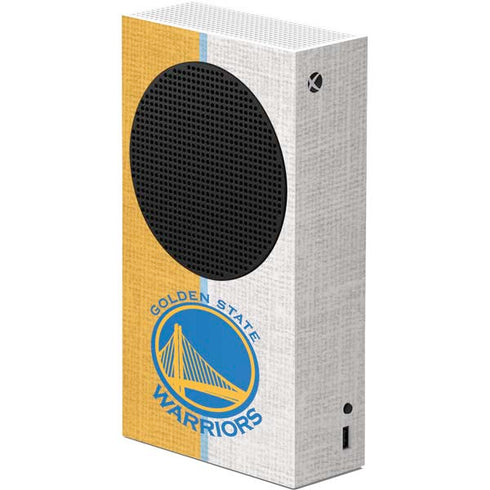 NBA Golden State Warriors Canvas Xbox Series S Console Skin