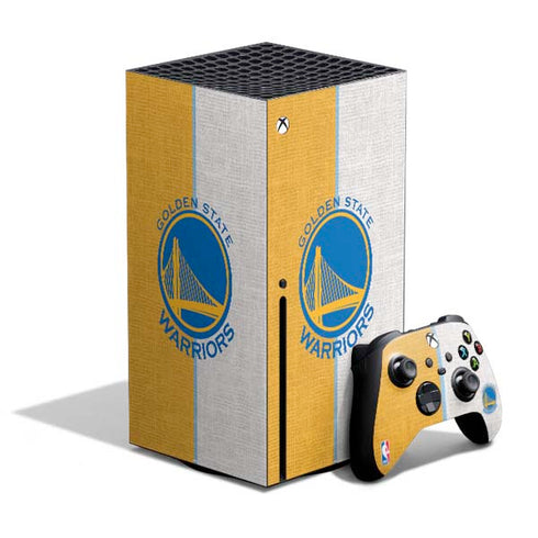 NBA Golden State Warriors Canvas Xbox Series X Bundle Skin