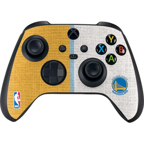 NBA Golden State Warriors Canvas Xbox Series X Controller Skin