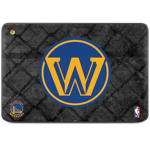 NBA Golden State Warriors Dark Rust HP Chromebook Skin