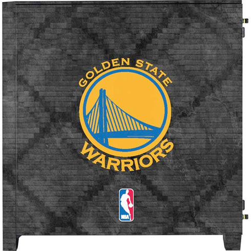 NBA Golden State Warriors Dark Rust Corsair 4000D Tempered Glass Mid-Tower ATX Case Skin