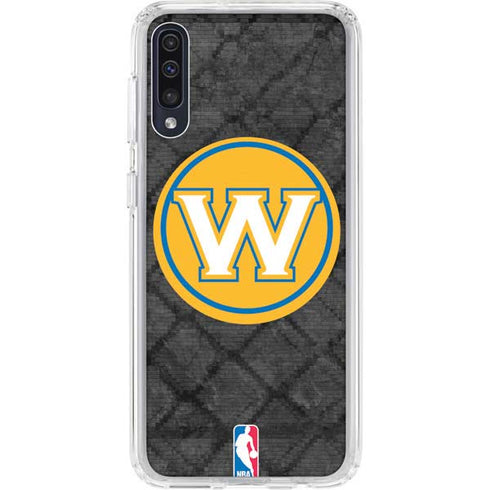 NBA Golden State Warriors Dark Rust Galaxy A50 Clear Case