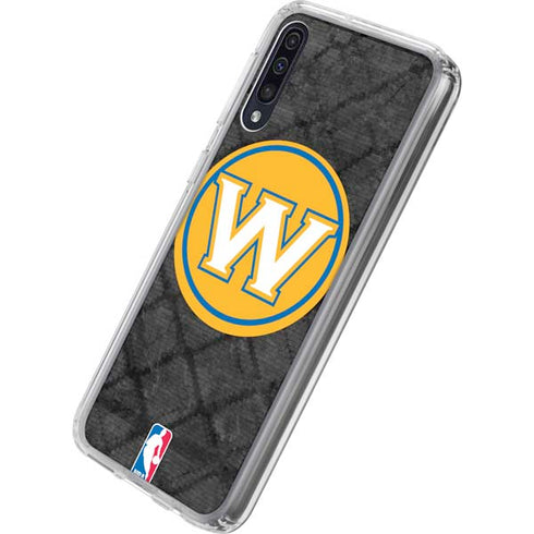 NBA Golden State Warriors Dark Rust Galaxy A50 Clear Case