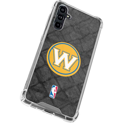 NBA Golden State Warriors Dark Rust Galaxy A54 5G Clear Case