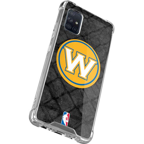 NBA Golden State Warriors Dark Rust Galaxy A71 5G Clear Case