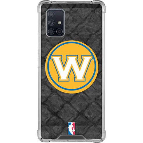 NBA Golden State Warriors Dark Rust Galaxy A71 5G Clear Case