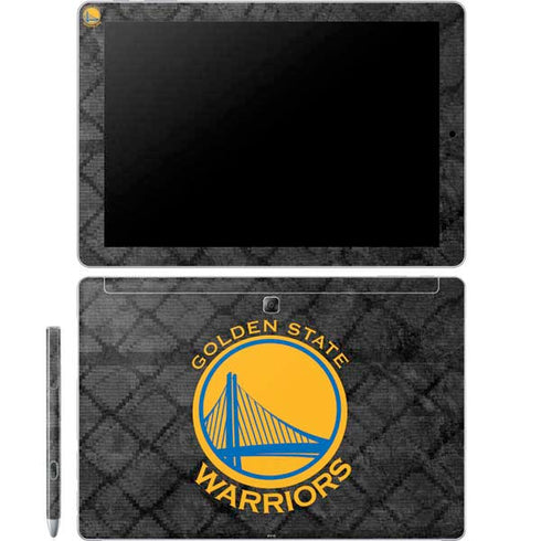 NBA Golden State Warriors Dark Rust Galaxy Book 12in Skin