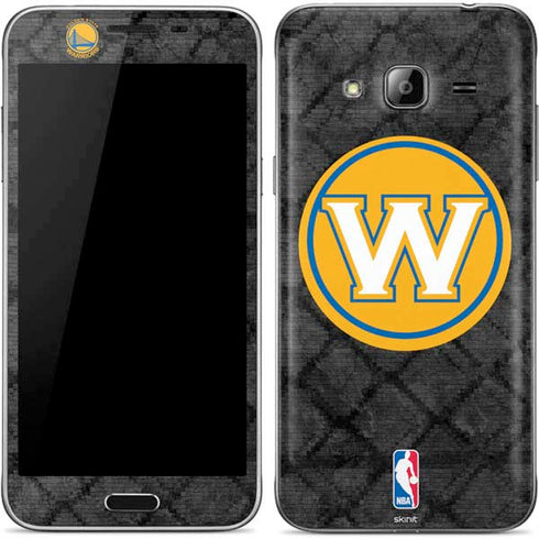 NBA Golden State Warriors Dark Rust Galaxy J3 Skin