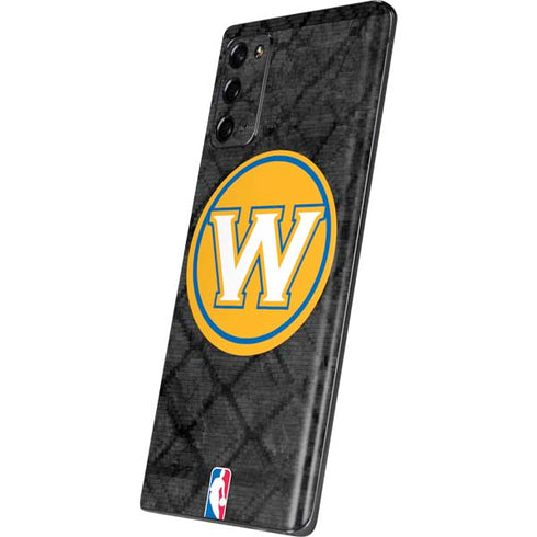 NBA Golden State Warriors Dark Rust Galaxy Note20 5G Skin