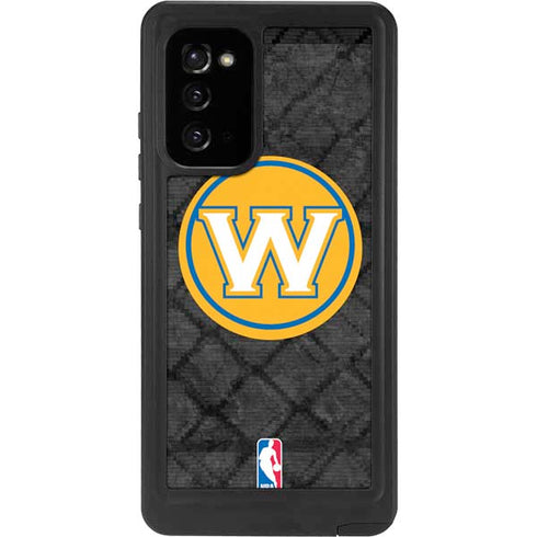 NBA Golden State Warriors Dark Rust Galaxy Note20 5G Waterproof Case