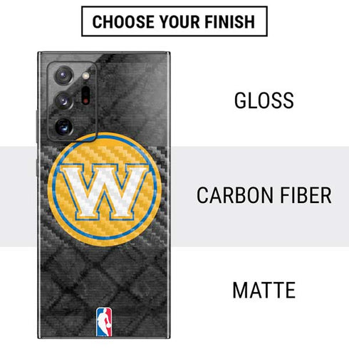 NBA Golden State Warriors Dark Rust Galaxy Note20 Ultra 5G Skin