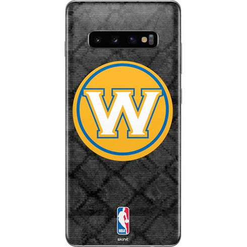 NBA Golden State Warriors Dark Rust Galaxy S10 Plus Skin