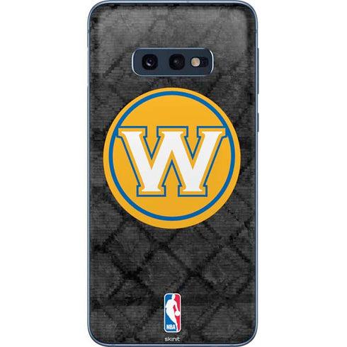 NBA Golden State Warriors Dark Rust Galaxy S10e Skin