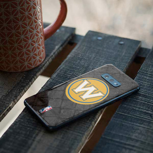 NBA Golden State Warriors Dark Rust Galaxy S10e Skin