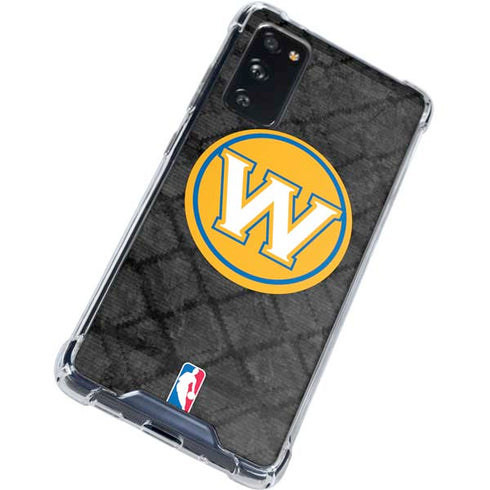 NBA Golden State Warriors Dark Rust Galaxy S20 FE Clear Case