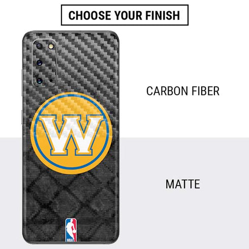 NBA Golden State Warriors Dark Rust Galaxy S20 Skin