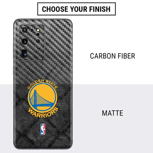 NBA Golden State Warriors Dark Rust Galaxy S20 Ultra 5G Skin