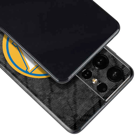 NBA Golden State Warriors Dark Rust Galaxy S21 Ultra 5G Skin