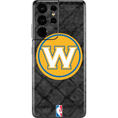 NBA Golden State Warriors Dark Rust Galaxy S21 Ultra 5G Skin