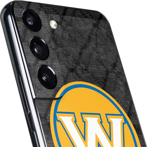 NBA Golden State Warriors Dark Rust Galaxy S22 Plus Skin