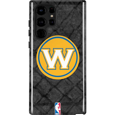 NBA Golden State Warriors Dark Rust Galaxy S22 Ultra Pro Case