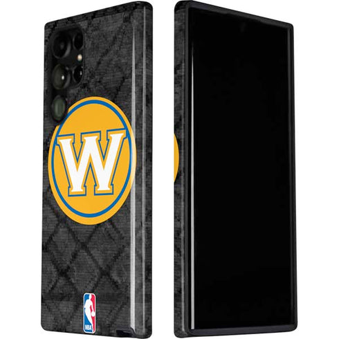 NBA Golden State Warriors Dark Rust Galaxy S22 Ultra Pro Case