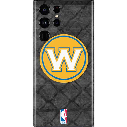 NBA Golden State Warriors Dark Rust Galaxy S22 Ultra Skin