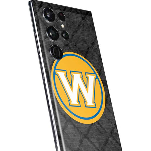 NBA Golden State Warriors Dark Rust Galaxy S22 Ultra Skin