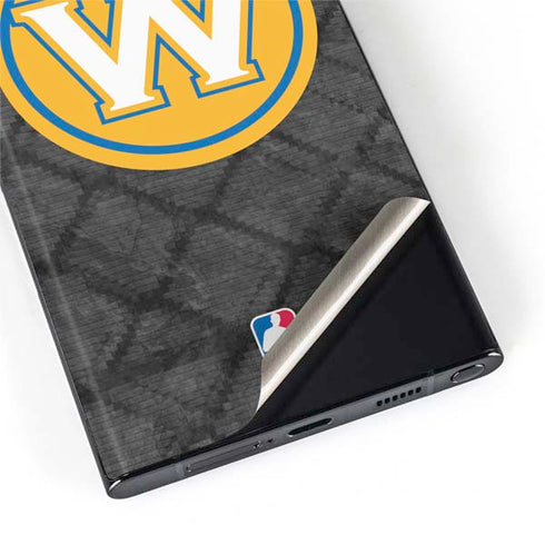 NBA Golden State Warriors Dark Rust Galaxy S22 Ultra Skin