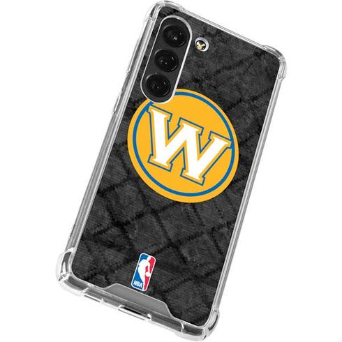 NBA Golden State Warriors Dark Rust Galaxy S23 Clear Case