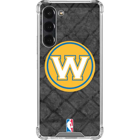 NBA Golden State Warriors Dark Rust Galaxy S23 Plus Clear Case