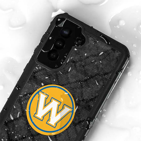 NBA Golden State Warriors Dark Rust Galaxy S23 Plus Waterproof Case