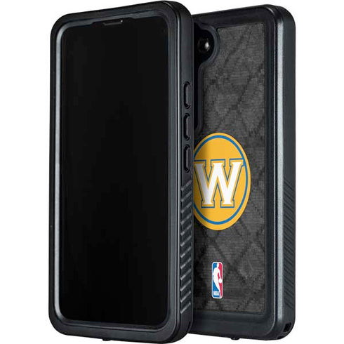 NBA Golden State Warriors Dark Rust Galaxy S23 Waterproof Case