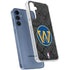 NBA Golden State Warriors Dark Rust Galaxy S24 Clear Case