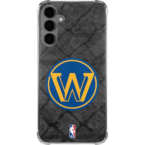 NBA Golden State Warriors Dark Rust Galaxy S24 Plus Clear Case