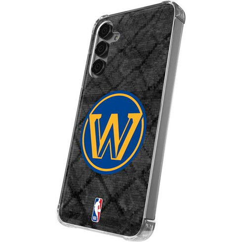 NBA Golden State Warriors Dark Rust Galaxy S24 Plus Clear Case