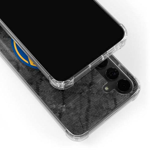 NBA Golden State Warriors Dark Rust Galaxy S24 Plus Clear Case