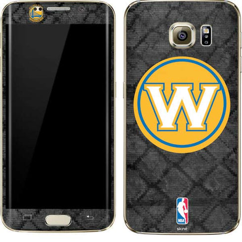 NBA Golden State Warriors Dark Rust Galaxy S7 Edge Skin
