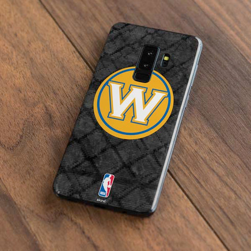 NBA Golden State Warriors Dark Rust Galaxy S9 Plus Skin