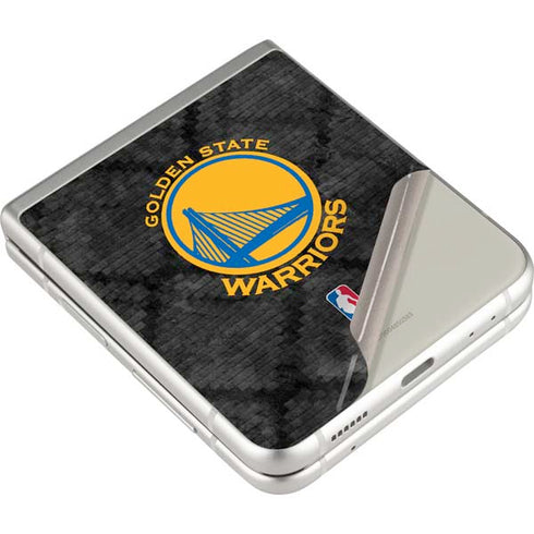 NBA Golden State Warriors Dark Rust Galaxy Z Flip3 5G Skin