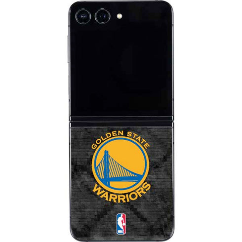 NBA Golden State Warriors Dark Rust Galaxy Z Flip5 5G Skin
