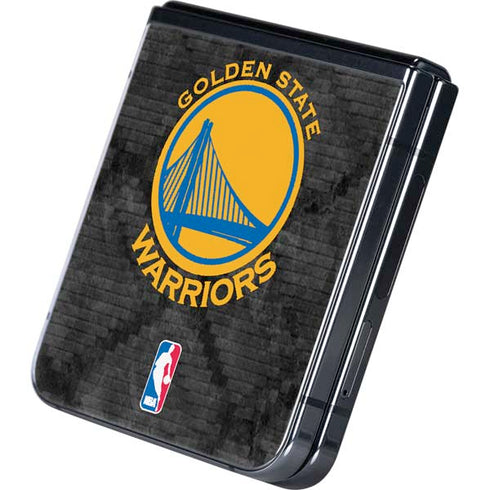 NBA Golden State Warriors Dark Rust Galaxy Z Flip5 5G Skin