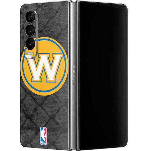 NBA Golden State Warriors Dark Rust Galaxy Z Fold4 5G Skin