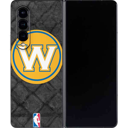 NBA Golden State Warriors Dark Rust Galaxy Z Fold4 5G Skin